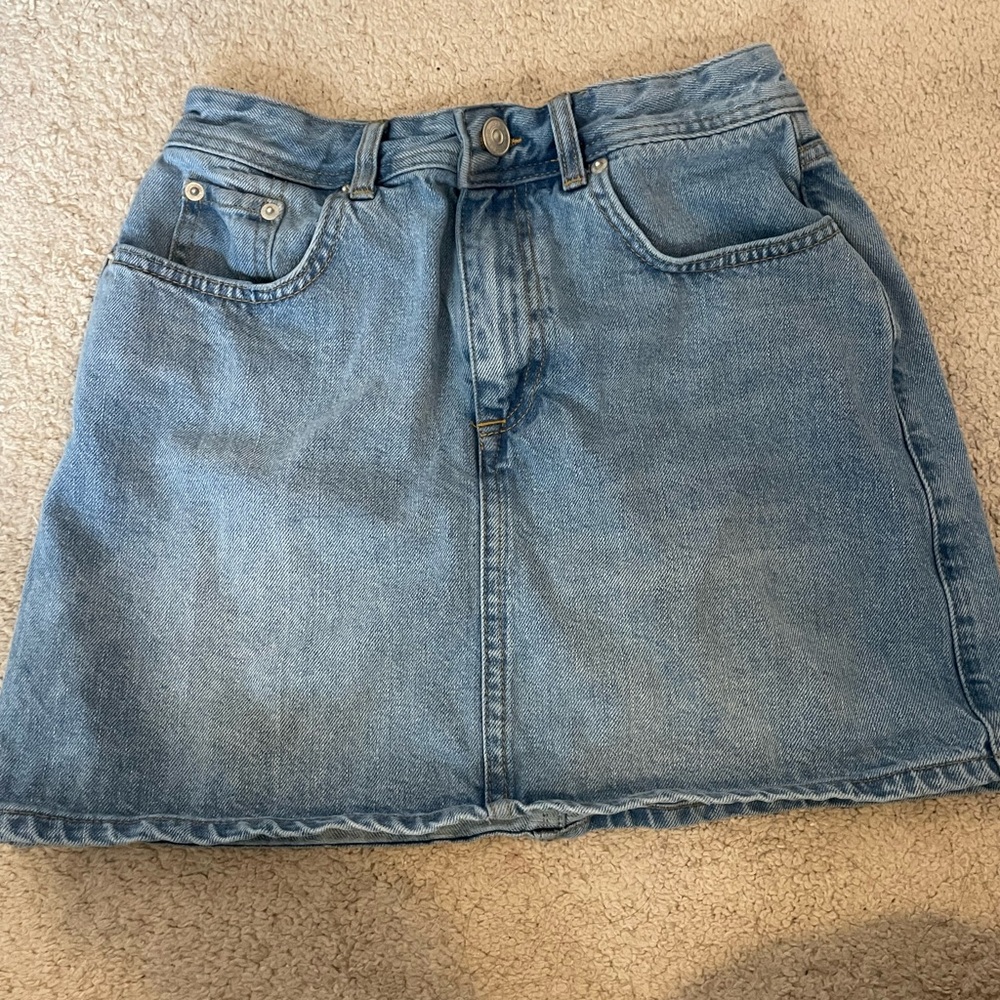 BDG High Waisted Denim Mini Skirt